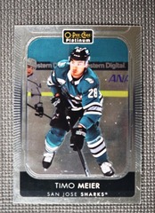 2021-22 O-Pee-Chee Platinum #154 Timo Meier San Jose Sharks